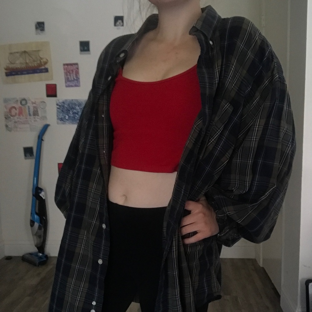 Oversized Plaid Flannel